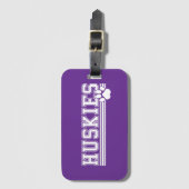 Huskies Gepäckanhänger (Vorderseite Vertikal)