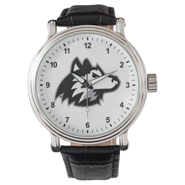 Huskies im Norden Illinois Armbanduhr (Vorderseite)