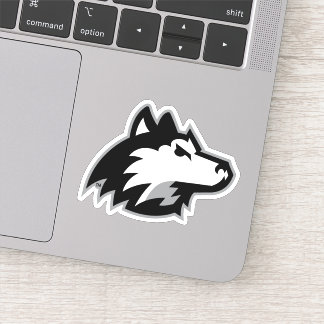 Huskies im Norden Illinois Aufkleber