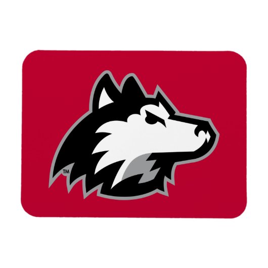 Huskies im Norden Illinois Magnet (Horizontal)