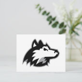 Huskies im Norden Illinois Postkarte (Stehend Vorderseite)