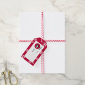 Huskies im Norden Illinois | Weihnachten Geschenkanhänger (Mit Garn)