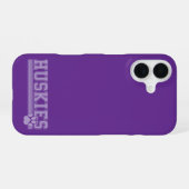 Huskies iPhone 16 Hülle (Rückseite (Horizontal))