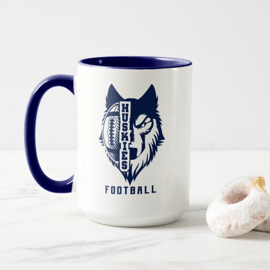 Huskies Kaffeetasse (Mit Donut)