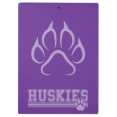 Huskies Klemmbrett (Rückseite)