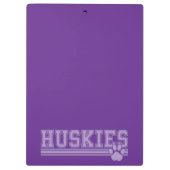 Huskies Klemmbrett (Rückseite)