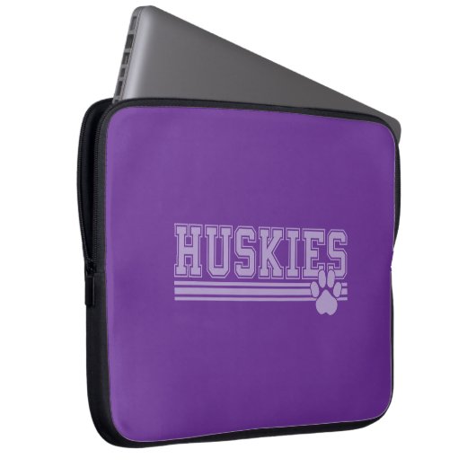 Huskies Laptopschutzhülle (Vorne Rechts)