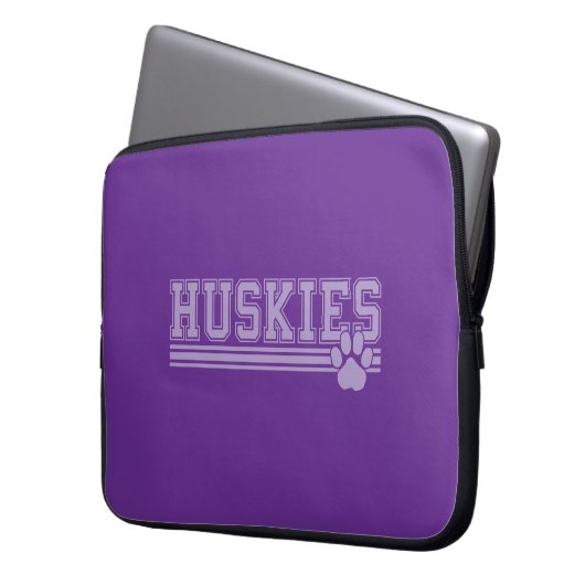 Huskies Laptopschutzhülle (Vorderseite Links)