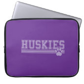 Huskies Laptopschutzhülle (Vorderseite)