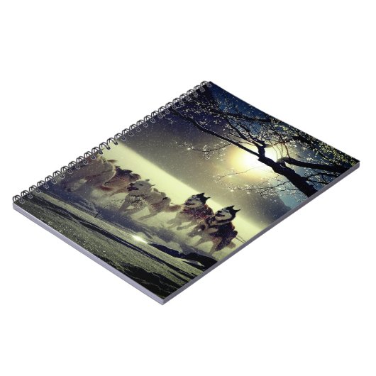 Huskies Notizblock (Linke Seite)