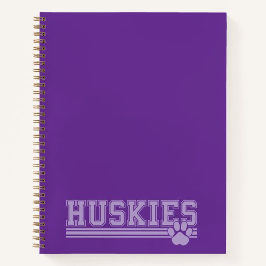 Huskies Notizblock (Vorderseite)