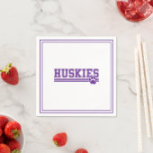 Huskies Papier Serviette (Beispiel)