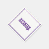 Huskies Papier Serviette (Ecke)