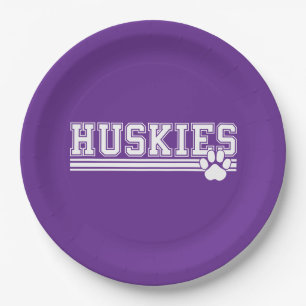 Huskies Pfote Pappteller