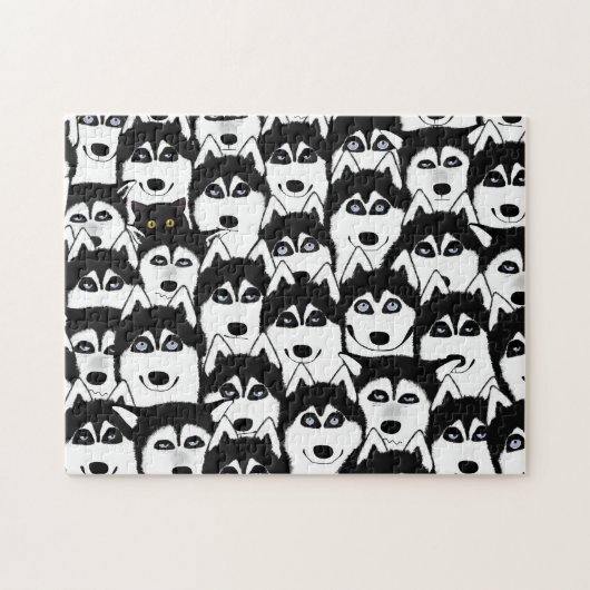 Huskies Puzzle (Horizontal)