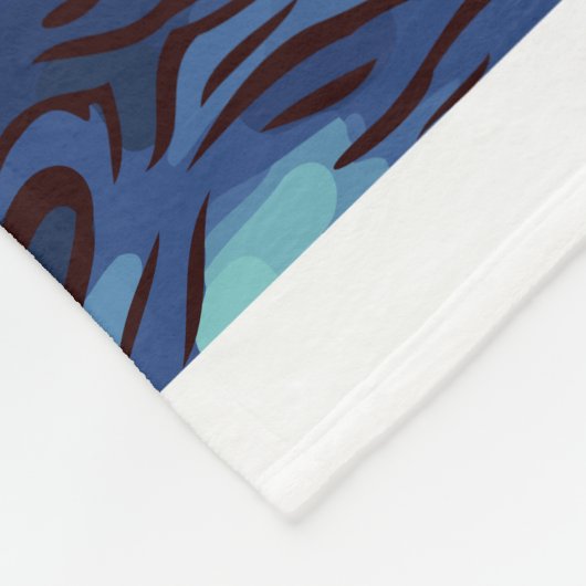 Huskies sind schwarz und blau. fleecedecke (Ecke)