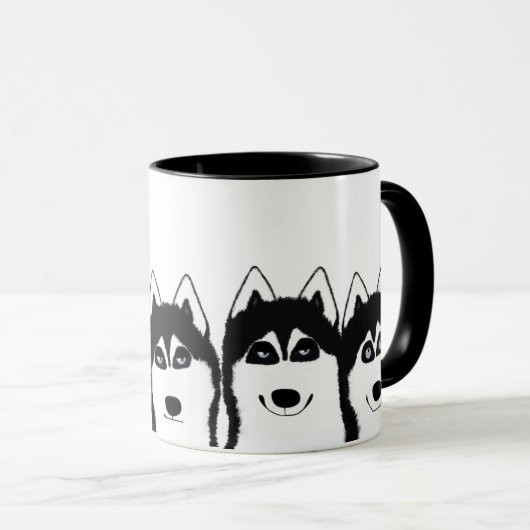 Huskies Tasse (VorderseiteRechts)