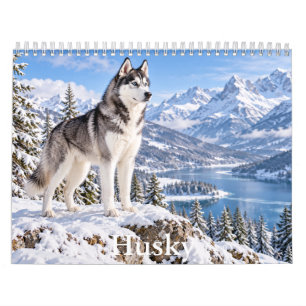Huskies & Welpen Szender Kalender