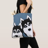 Huskieses Allover Tote Tasche (Von Nahem)