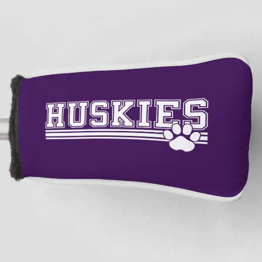 Huskieses Putter Golf Headcover (Vorderseite)
