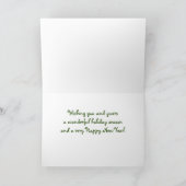 Huskieses Schlitten Hunde Feriengrüße Karte Alaska (Innenseite)