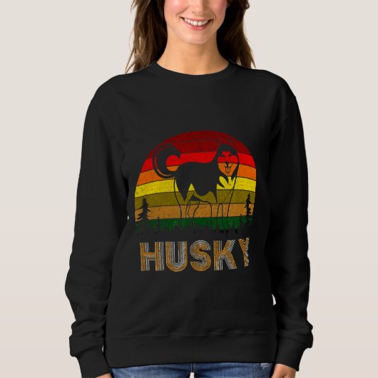 Husky 70er sweatshirt (Vorderseite)