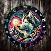 Husky Adventure Ridge Wall Display Dartscheibe