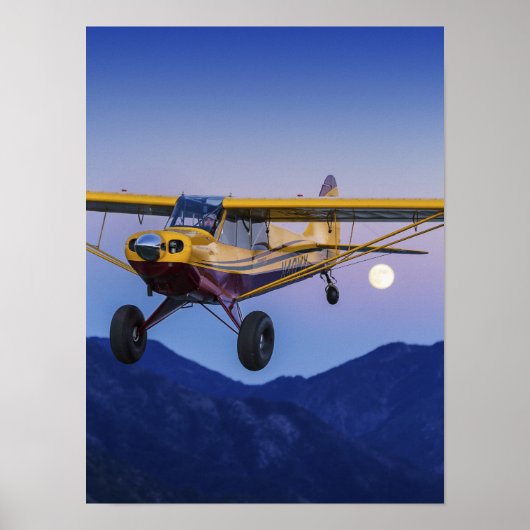 Husky-Alpenmoonrise Poster (Vorne)