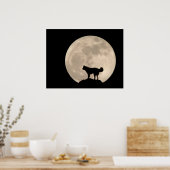 Husky Art Print Sled Dog Art Poster Husky Geschenk (Küche)