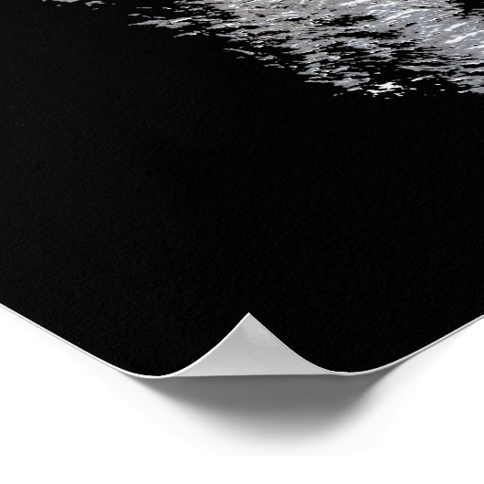 Husky Art Print Sled Dog Art Poster Wolf Pup Gesch (Ecke)