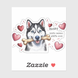 Husky Aufkleber