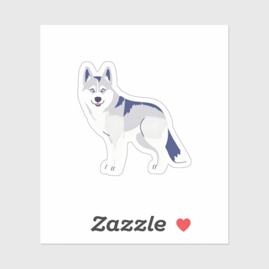 Husky Aufkleber (Blatt)
