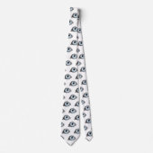 Husky-Augenmuster Krawatte (Vorderseite)