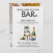 Husky Bar Menükarte (Vorne/Hinten)