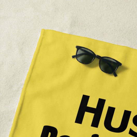 Husky Barking Logic Strandtuch (Beispiel)