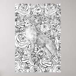 Husky-Bester Freund Poster