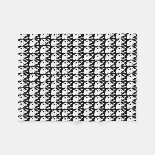 Husky Blanket Cool Sibirien Husky Fleece Blanket (Vorderseite (Horizontal))