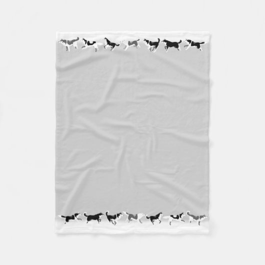 Husky Blanket Siberian Husky Dog Fleece Blankets (Vorderseite)