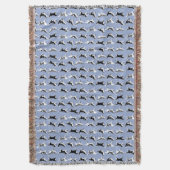 Husky Blanket Siberian Husky Dog Throw Blankets Decke (Vorderseite Vertikal)