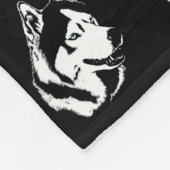 Husky Blanket Siberian Husky Sled Dog Blankets Fleecedecke (Ecke)