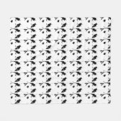 Husky Blanket Siberian Husky Sled Dog Blankets Fleecedecke (Vorderseite (Horizontal))