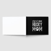 Husky Bleibe Zuhause | Funny Dog Mama Gift Gästebuch (Voll)