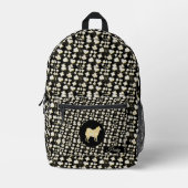 HUSKY BLING BEDRUCKTER RUCKSACK (Vorderseite)