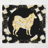 HUSKY BLING SCHAUMWEINETIKETT (Einzelnes Label)