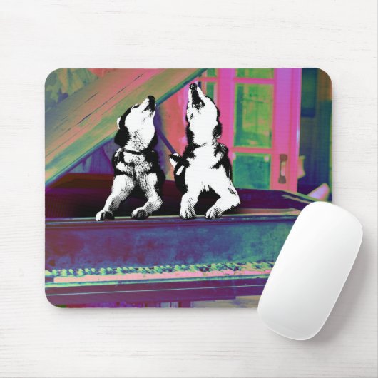 Husky Blues Mousepad (Mit Mouse)