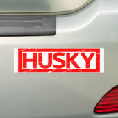 Husky-Briefmarke Autoaufkleber (Auf Auto)