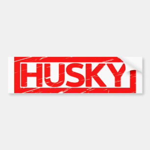 Husky-Briefmarke Autoaufkleber