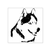Husky Briefmarke Custom Siberian Husky Briefmarke Gummistempel (Prägung)