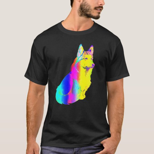 Husky Cat Body T-Shirt (Vorderseite)