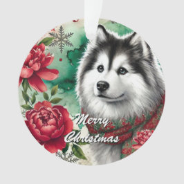 Husky Christmas Dreams Weihnachtsdekoration Ornament